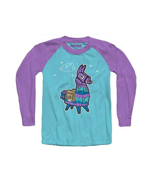 Fortnite Llama Teen Pyjamas - Aqua/Purple