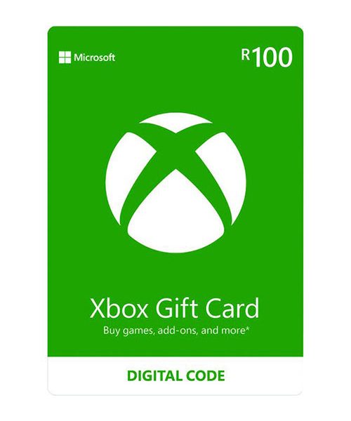 Xbox currency gift card R100