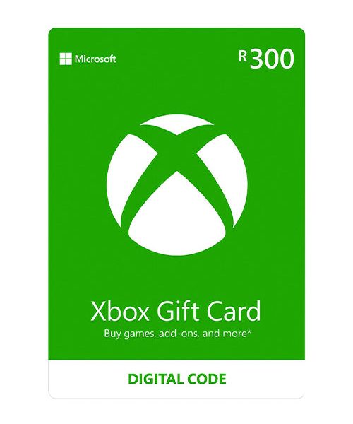 Xbox currency gift card R300