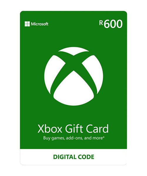 Xbox currency gift card R600