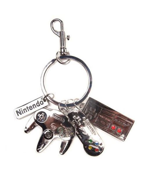 Nintendo Metal Controllers Keychain