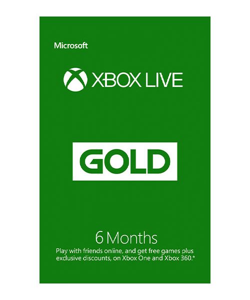 Xbox Live Gold: 6 Months