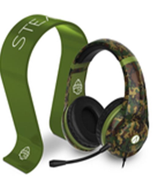 STEALTH Cruiser Gaming Headset & Stand Camo Green
