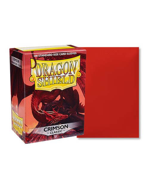 Dragon Shield – Classic Crimson Card Sleeves