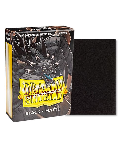 Dragon Shield Matte Japanese Sleeves – Black