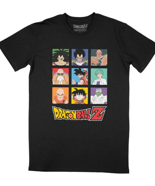 Dragon Ball Z Saiyan Saga Men’s Black T-Shirt