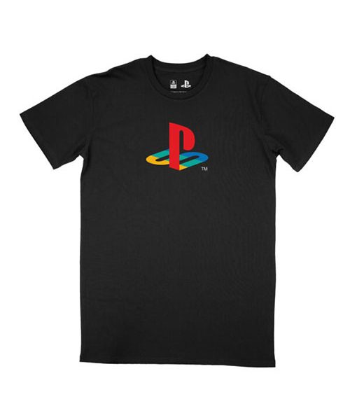PlayStation Logo Heritage T-Shirt Black