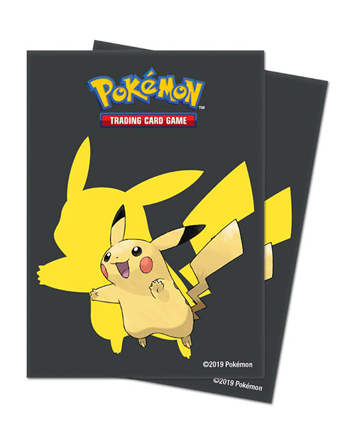 Pokémon Pikachu Black Card Sleeves 65ct OASIS GAMING