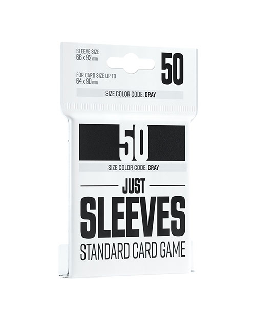 Just Sleeves - Standard Sleeves: Black (50) OASIS GAMING