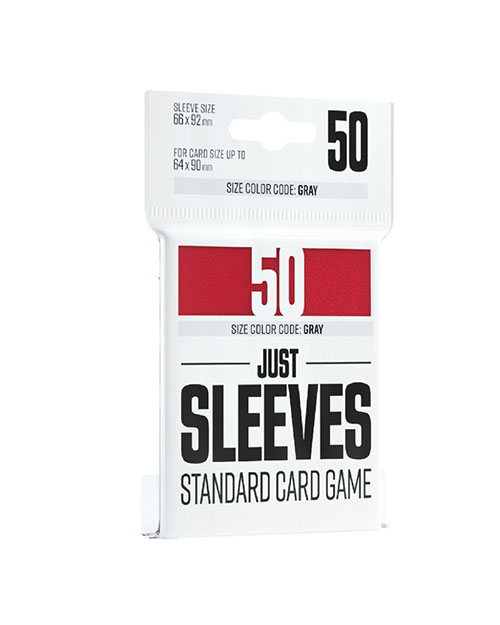 Just Sleeves - Standard Sleeves: RED (50)