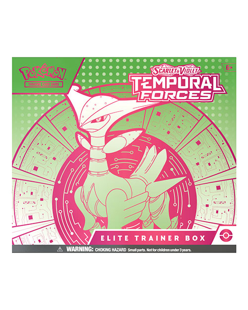 Pokémon: Scarlet & Violet 5: Temporal Forces - Elite Trainer Box- IRON LEAVES