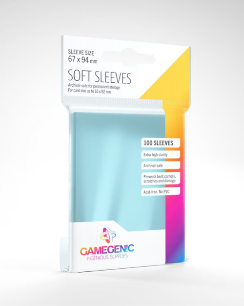 Gamegenic Soft Sleeves (100) OASIS GAMING