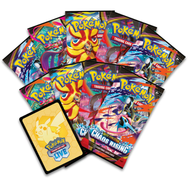 chaos r Pokémon: Mega Evolution—Chaos Rising: Elite Trainer Box oasis gaming